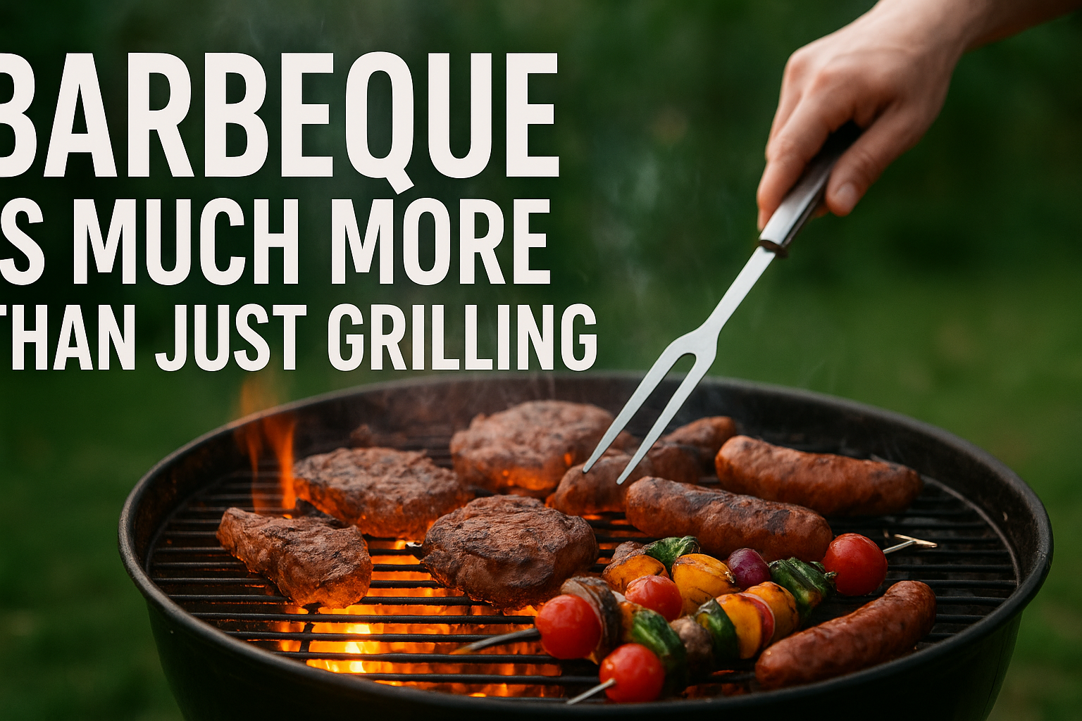 BBQ Is Much More Than Just Grilling1 Barbecue Fire Forms the Basis