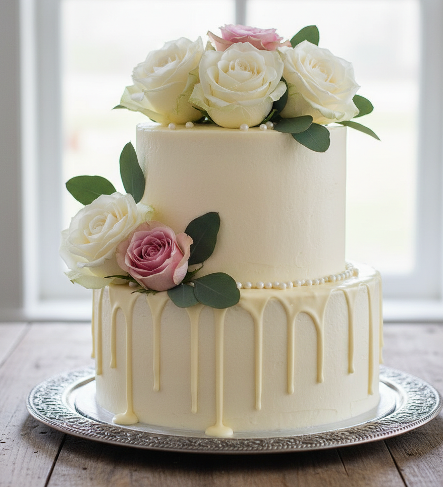 vinalla cake and very tasty