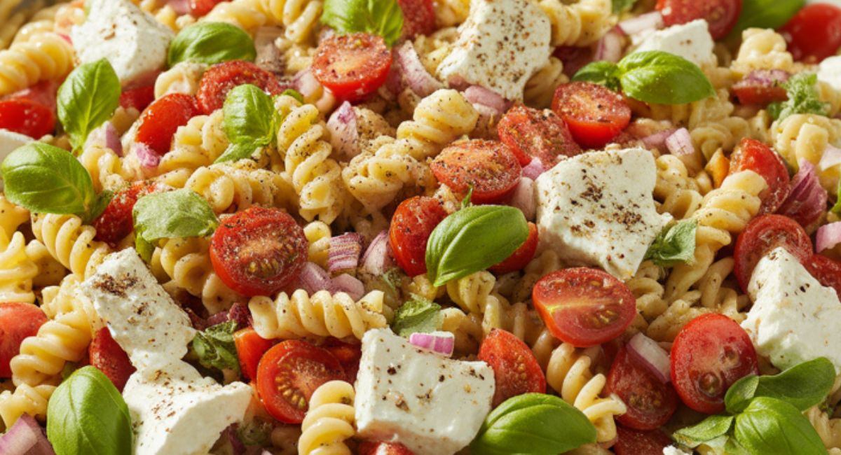 Goat Cheese Party Pasta Salad—Easy Pakistani Style