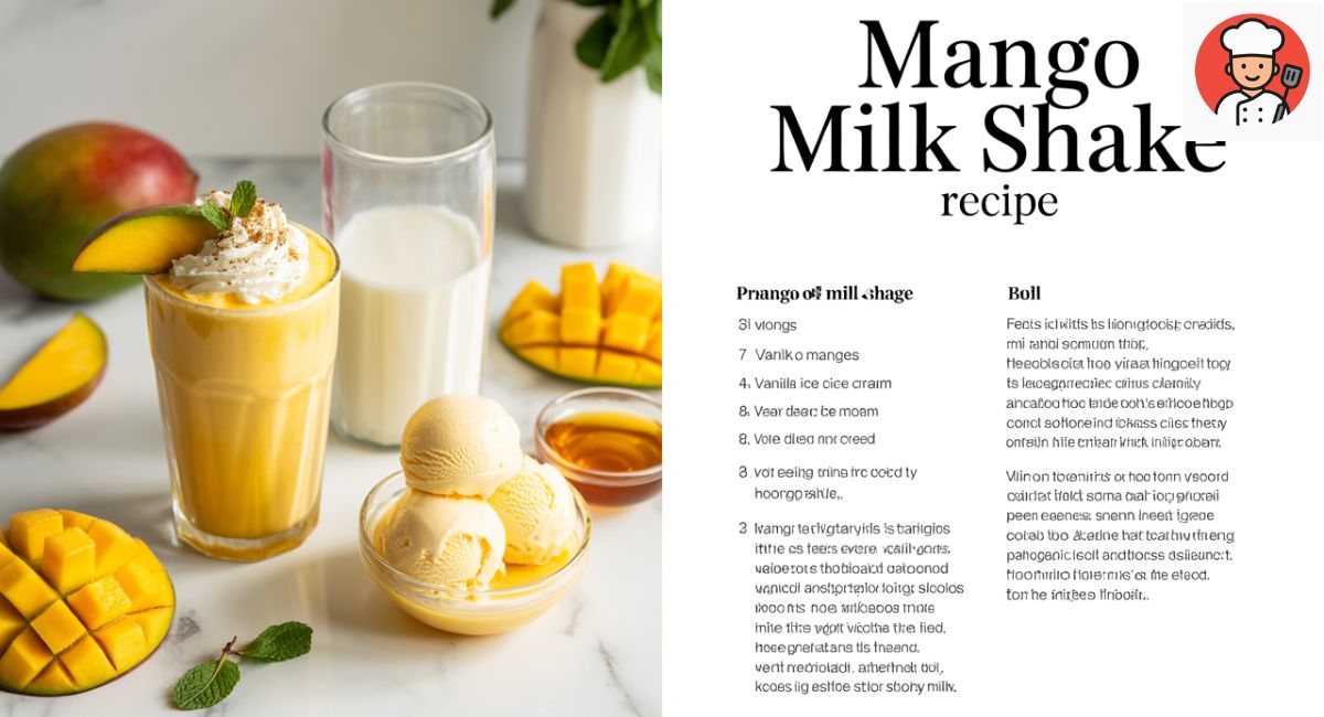 Mango Milk Shake Recipe