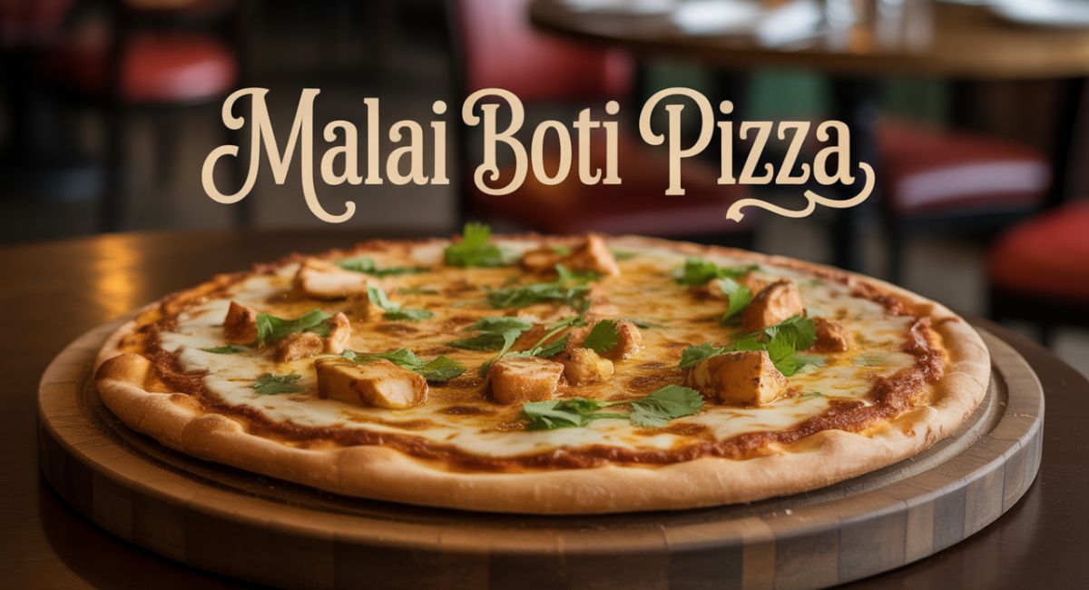 Malai Boti Pizza Recipe—Easy Pakistani Style