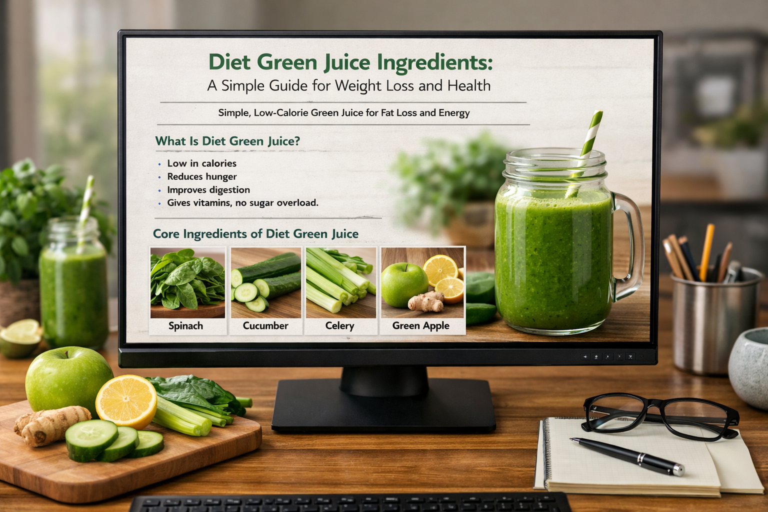 Diet Green Juice Ingredients
