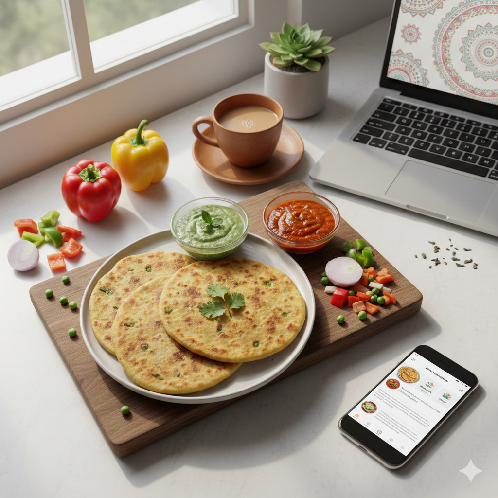 Vegetable Paratha